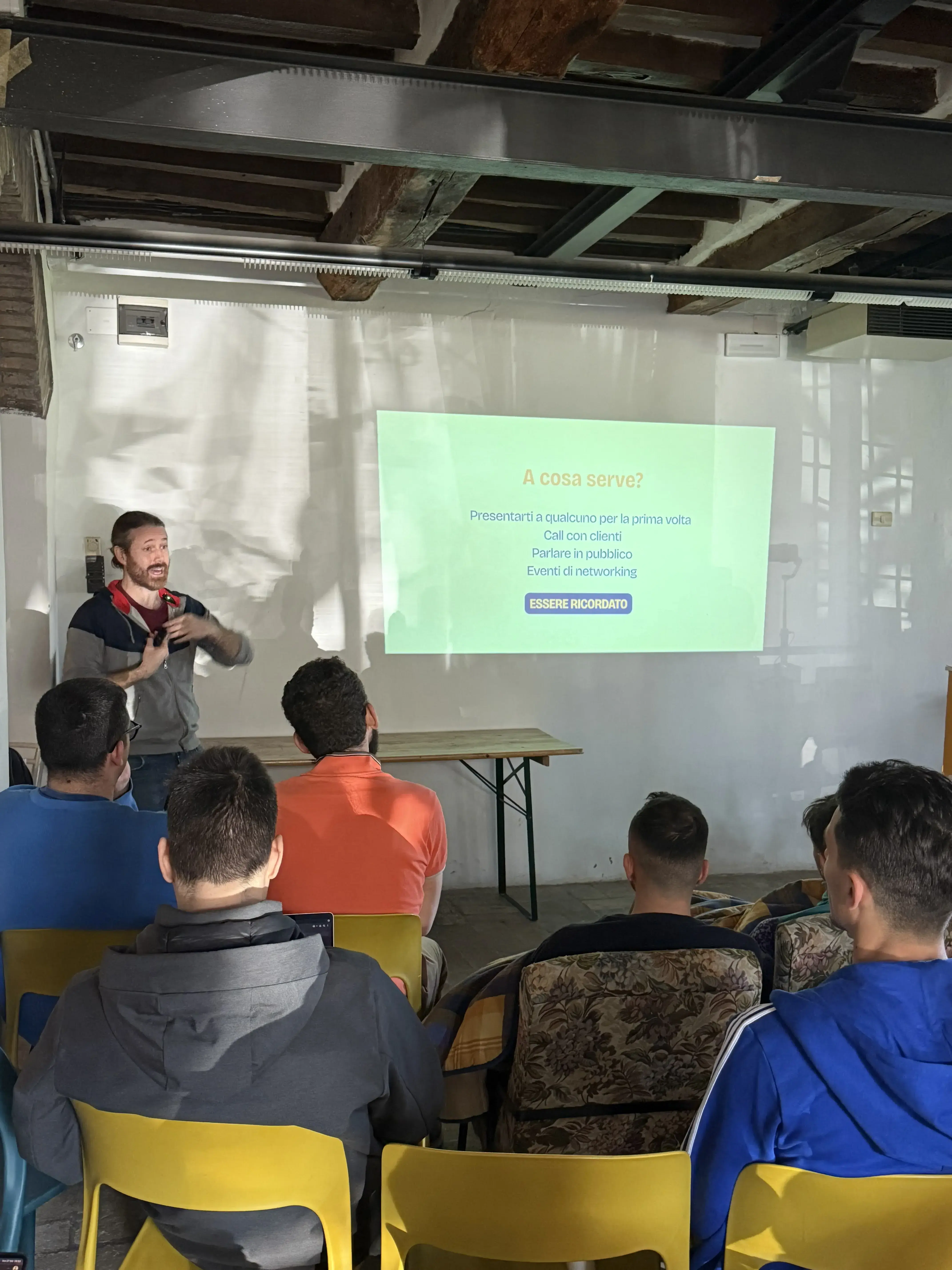 Sessione formativa durante un CoLivers Meetup