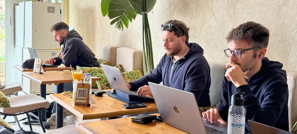Pomeriggio di co-working in Marocco